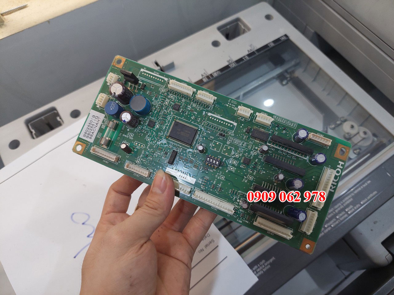 Board nắp ADF máy photocopy Ricoh MP5001